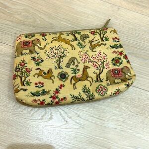 Vintage Tan Animal Print Bag